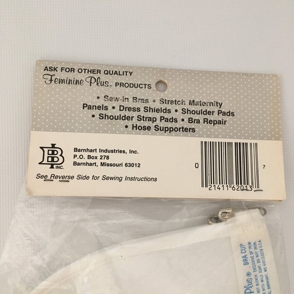 Vintage Feminine Plus Deluxe Swim Bra Molded Cups Pin In For Sewing, Props, Etc - Picture 3 of 4